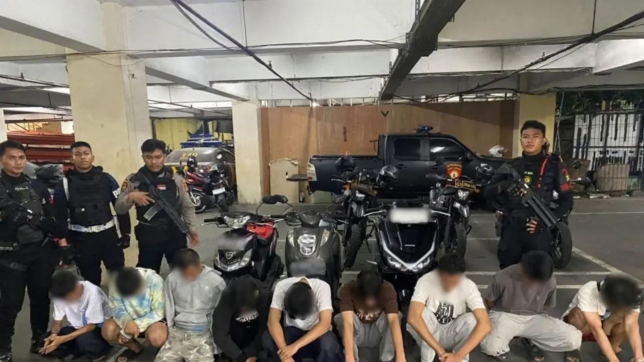 9 Pemuda Diamankan Polisi Diduga Pesta Tembakau Sintetis di Jakarta Timur