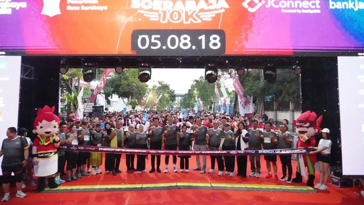 Bank Jatim JConnect Run Sukses Capai Target Peserta di Surabaya