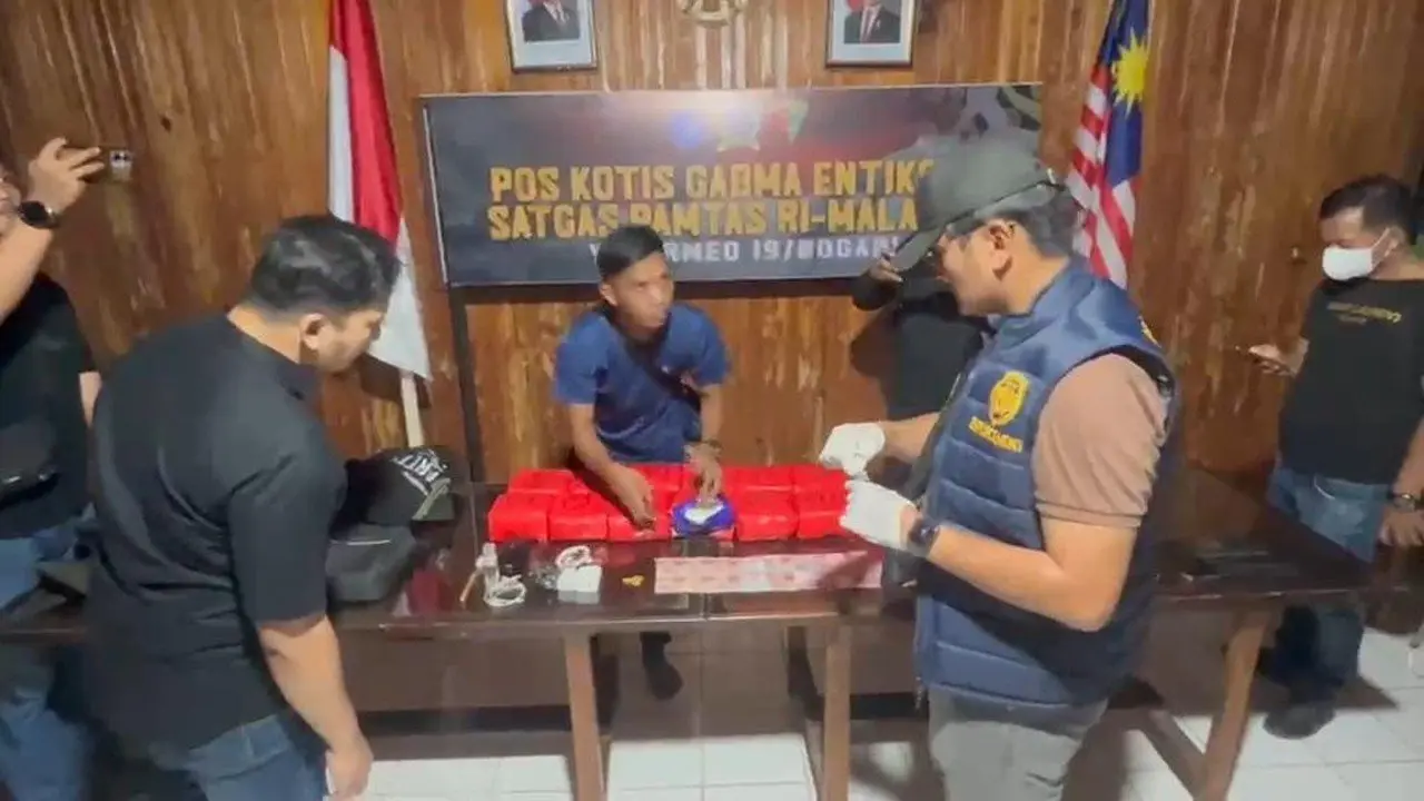 Berantas Narkoba, Bea Cukai dan TNI-Polri Amankan 13 Kg Sabu di Perbatasan