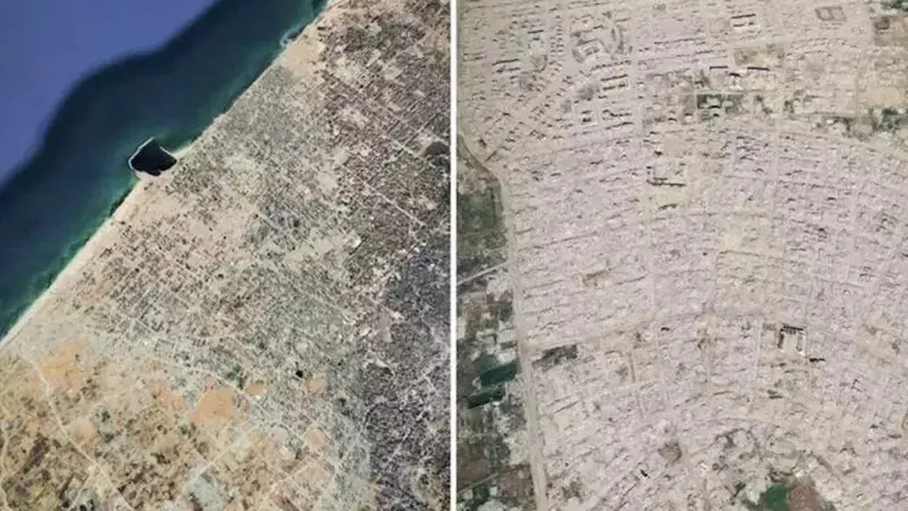 Citra Satelit Ungkap Kehancuran Gaza Akibat Konflik