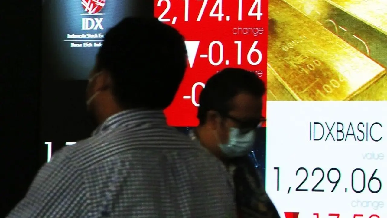 IHSG Ditutup Melemah, Empat Saham Cetak Kenaikan Tertinggi 24,8%
