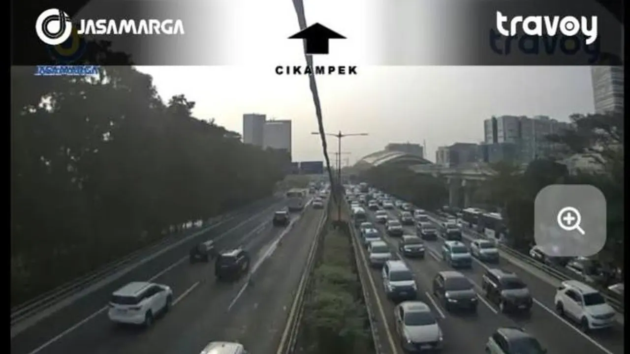 Kepadatan Lalu Lintas Pagi Ini Landa Sejumlah Ruas Tol Arah Jakarta