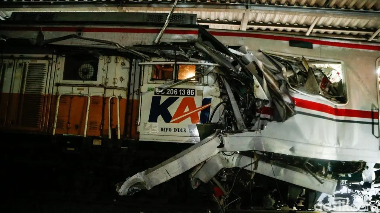 KNKT Ungkap Pola Pengereman KA Anggrek Sebelum Tabrakan dengan KRL di Bekasi