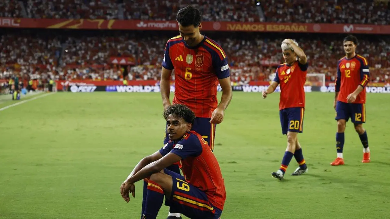 Lamine Yamal Bersinar, Spanyol Taklukkan Kroasia 4-1 di UEFA Nations League