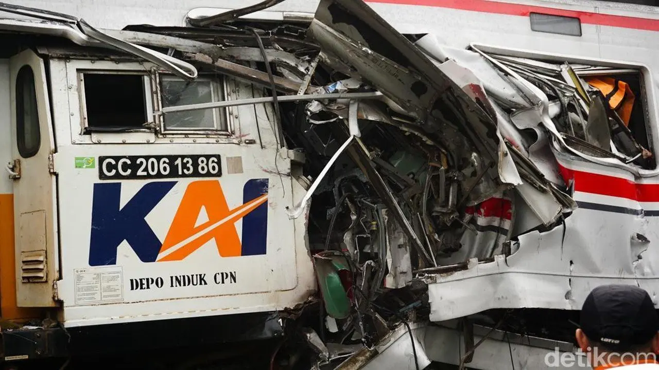 Masinis KA Anggrek Jadi Tersangka Tabrakan Maut di Bekasi Timur