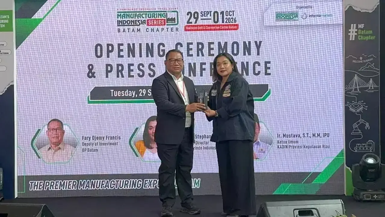 Pameran Manufaktur Pertama Hadir di Batam, Dorong Pertumbuhan Industri