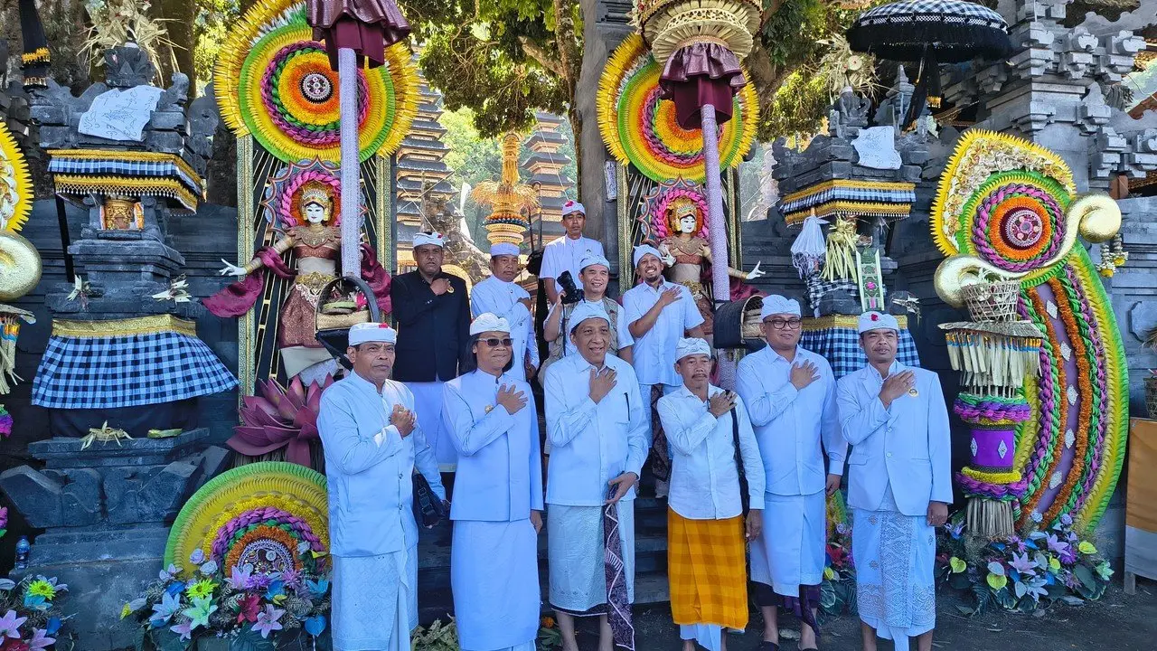 Sekjen Kemenbud Hadiri Tawur Agung Manca Wali Krama, Tekankan Pelestarian Budaya Lewat Masyarakat