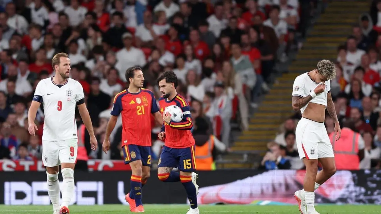 Spanyol Tak Terkalahkan Usai Balas Tiga Gol ke Gawang Inggris