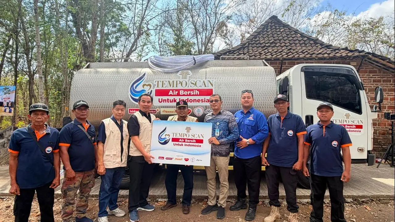 Tempo Scan Group Salurkan 640.000 Liter Air Bersih Atasi Dampak El Nino