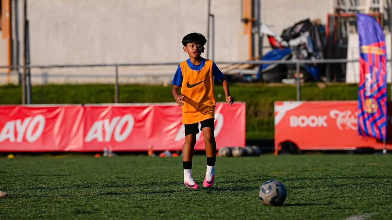 Bocah Bekasi Wakili Indonesia di Akademi Barcelona