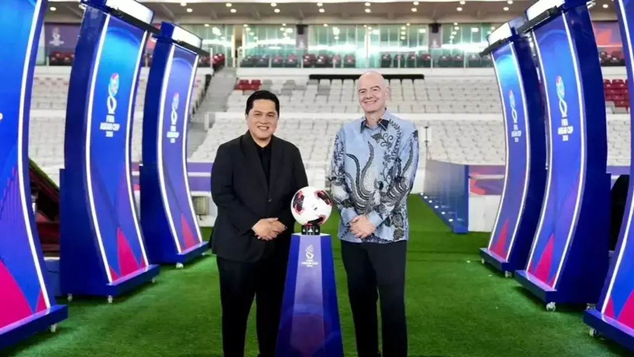 Gianni Infantino dan Erick Thohir Evaluasi Kesiapan SUGBK untuk Final FIFA ASEAN Cup 2026
