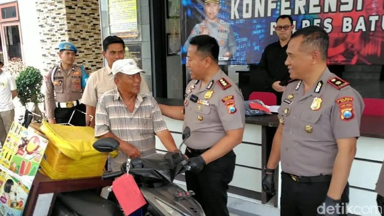 Motor Penjual Es Krim yang Dibawa Kabur Penipu Kembali, Wari Lega