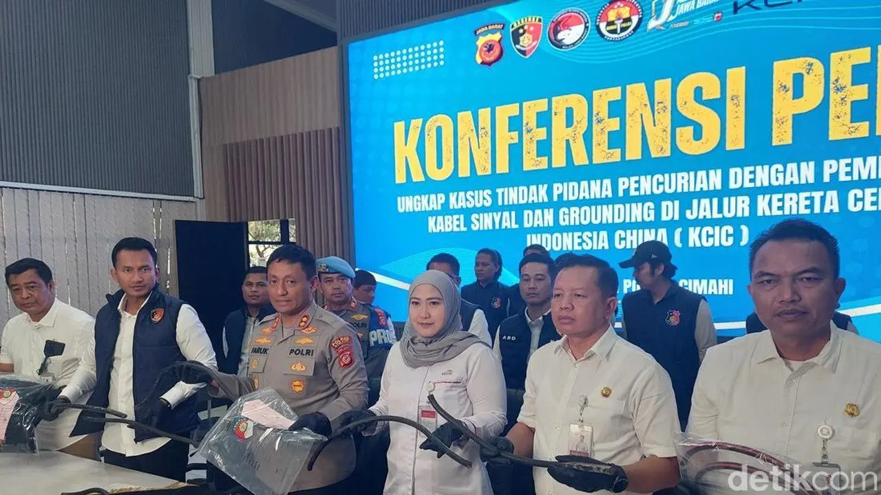 Pencurian Kabel Kereta Cepat Whoosh, Polisi Ringkus Sindikat dengan Tiga Mantan Pekerja Proyek