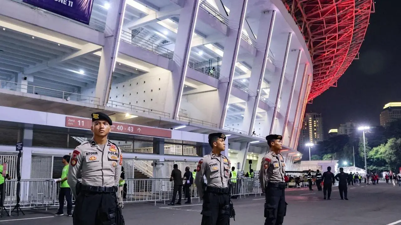 Pengamanan Ketat Laga Timnas Indonesia vs Bangladesh di GBK Malam Ini