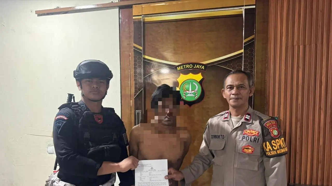 Polda Metro Jaya Amankan Terduga Pencuri di Halte TransJakarta Bekasi
