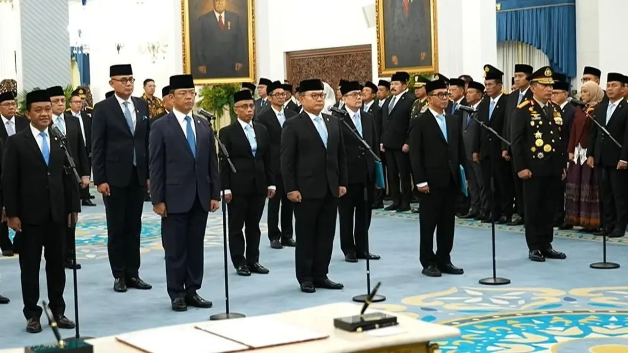 Prabowo Lantik 18 Pejabat Baru, Ini Perubahan Susunan Kabinet