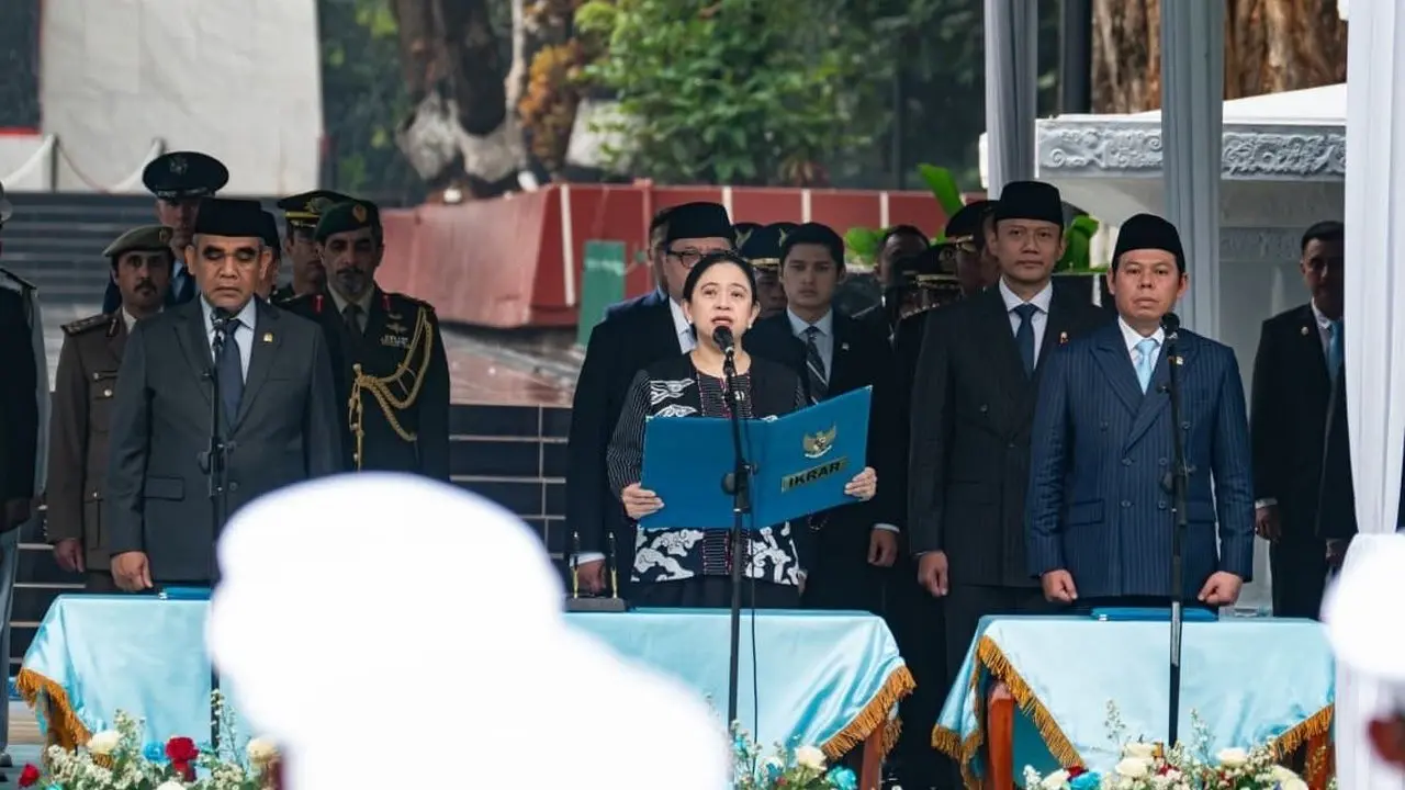Puan Maharani Baca Ikrar Hari Kesaktian Pancasila, Perkuat Komitmen Jaga NKRI