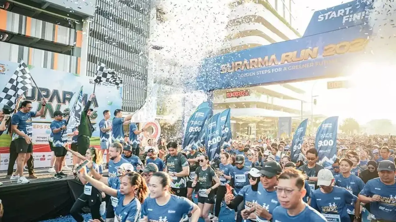 Suparma Run: 2.600 Pelari Sambut Masa Depan Hijau Lewat Lari dan Tanam Bibit