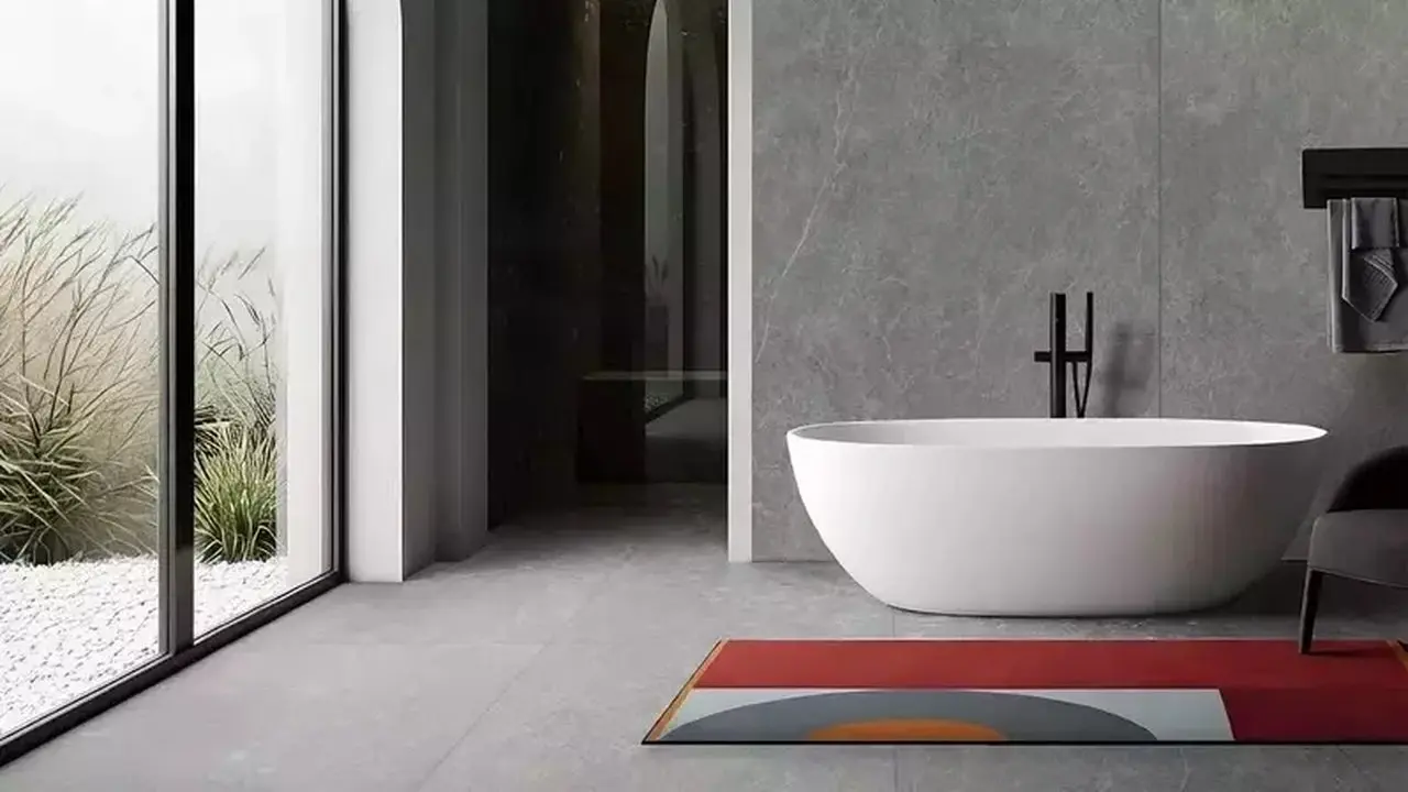 Titanium STEP SAFE: Solusi Lantai Anti-Slip Big Slab untuk Hunian Premium